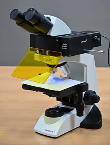 Triple Filter LED Fluorescence attachment with UV for Lx400 and Lx500