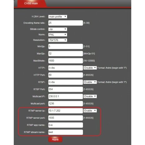 Codificador de video Digicast Plus HDMI a IP transmisión en vivo