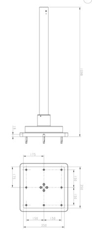 Floor mount system for Magna