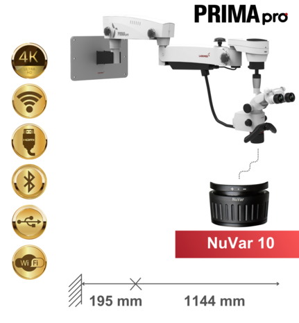 PRIMA pro Premium, montaje a pared, NuVar 10
