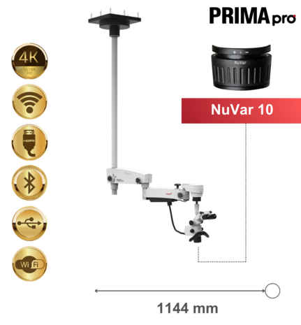Prima pro Premium, ceiling mount, NuVar 10