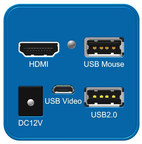 Cámara HDMI y USB, 4K HD, ratón USB, USB flash drive