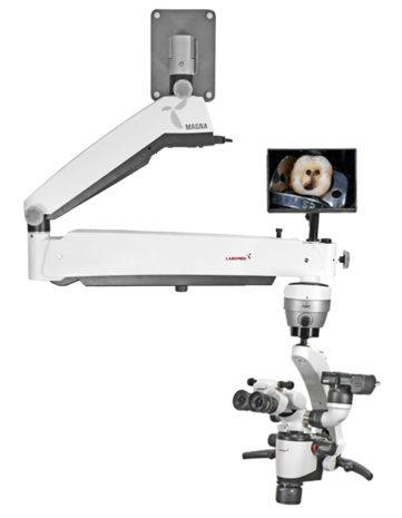 Magna Microscope with Wall Mount, NuVar 10