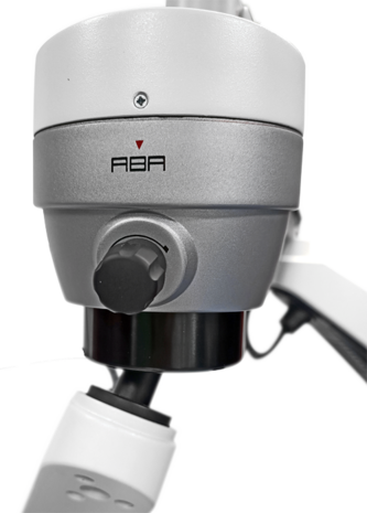 Magna FL microscope with floor mount