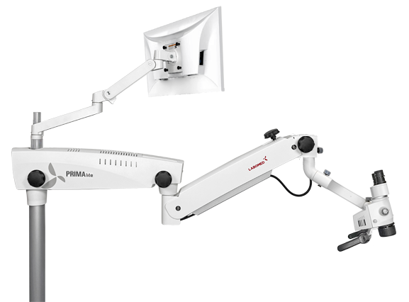 Flexibele monitorarm, wit
