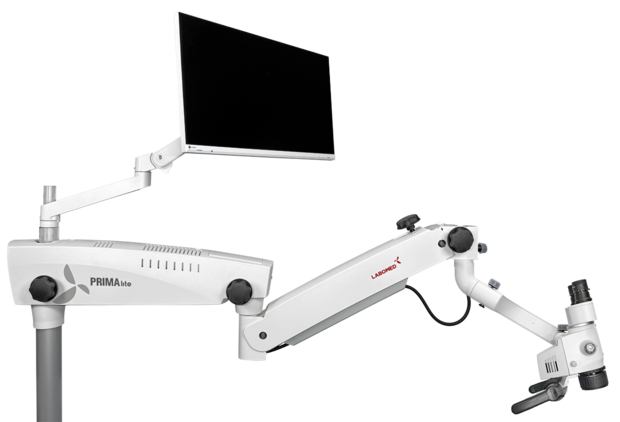 Flexibele monitorarm, wit
