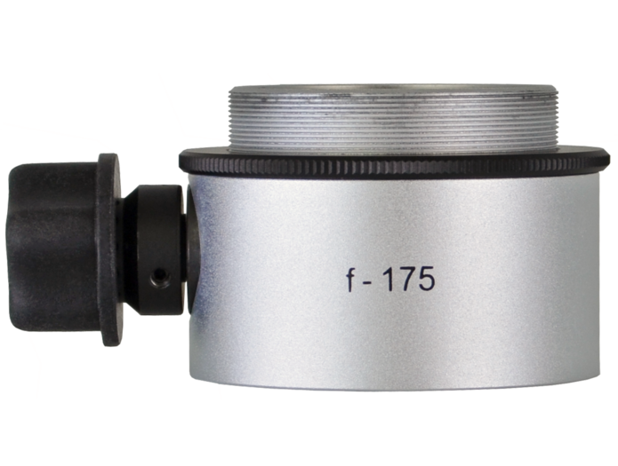 Objective lens f=175mm with focusing mechanism and sterilizable cap