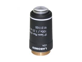 LP reeks DIN 100x (verend, olie) Semi Plan achromatisch objectief