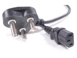 Cable de alimentación 220V con enchufe BS-546 (1,8 metros)