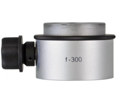 Objective lens WD=300mm with focusing mechanism and sterilizable cap