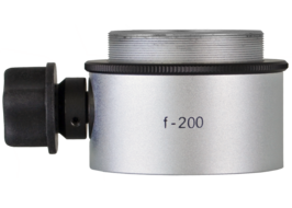Objective lens WD=200mm with focusing mechanism and sterilizable cap
