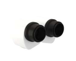 Binocular head with straight tube and f170