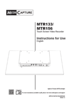 Gebruikershandleiding MTR133 en MTR156